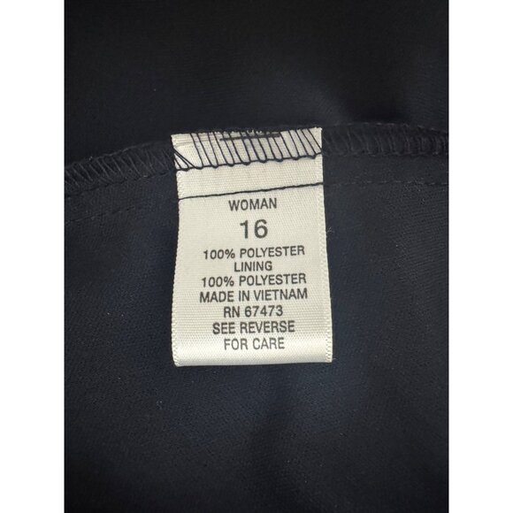 Roz & Ali Fall Floral Lace Fit & Flare Dress Size 16W 1X Wedding Plus Dressbarn - Picture 5 of 7